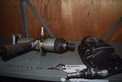 LOT OF 2 PNEUMATIC AIR IMPACT HAMMER GUN IR INGERSOLL RAND AIRE TOOL 1050 RPM 400 RPM