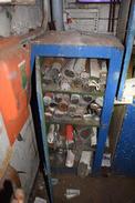 CABINET CONTAINING ASSORTED WELDING RODS TECHALLOY WITH CABINET
