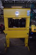 ENERPAC 100 TON CAPACITY IPH100D13-2 HYDRAULIC PRESS WITH CONTROL ZE4 ENERPAC MOTOR C8K17FZ27A 1725 RPM 1/2 HP 115 VAC