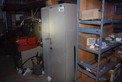 ATLANTIC STORE FIXTURES TOOL CABINET 4 SHELVES 36 X 20 X 72 WITH RIGGING EQUIPMENT CLEVECES ANCHOR BOLTS STRAPS U-BOLTS
