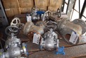 LOT OF ASSORTED TY WEDGE GATE VALVES FROM 2 INCH TO 4 INCH