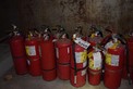 LOT OF ASSORTED FIRE EXTINGUISHERS