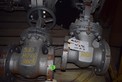 LOT OF 2 NEWAY 4 INCH STEEL 300LB WEDGE GATE VALVES