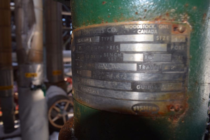 FISHER 657EWD 6 INCH STEEL CONTROL VALVE CLASS 300