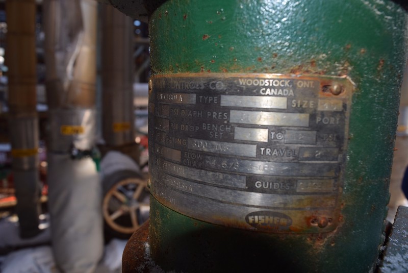 FISHER 657EWD 6 INCH STEEL CONTROL VALVE CLASS 300