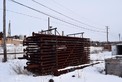 RACK OF STEEL PIPES 20 FT LONG 4-1/2 IN DIAMETER