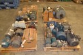 4 PALLETS OF ASSORTED AC / DC MOTORS, BALDOR, MARATHON, RELIANCE, A.O. SMITH, SEW