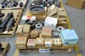 1 PALLET OF ASSORTED POWER TRANSMISSIONS, COUPLINGS, HUBS, SHEAVES, FALK, DODGE RELIANCE, TB WOODS