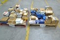 2 PALLETS OF ASSORTED POWER TRANSMISSIONS, ROLLER CHAINS, SPROCKETS, MARTIN, FALK, TSUBAKI, BROWNING