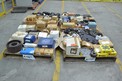 4 PALLETS OF ASSORTED POWER TRANSMISSIONS, ROLLER CHAINS, SHEAVES, SPROCKETS, MARTIN, DODGE, TSUBAKI