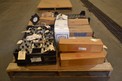 1 PALLET OF ASSORTED GAUGES, DIFFERENTAL PRESSURE, CAPACITORS, HELICOID, DWYER