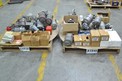 2 PALLETS OF ASSORTED VALVE PARTS, ACTUATORS, POSITIONERS, HONEYWELL, JAMESBURY, MASONEILAN, FISHER