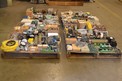 4 PALLETS OF ELECTRICAL CONTROLS - PCBS, TRANSFORMERS, FUSES - GEN ELEC, ALLEN BRADLEY, HONEYWELL