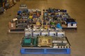 5 PALLETS OF ASSORTED ELECTRICAL CONTROLS - PCB'S CONDUITS RELAYS CAPACITORS FITTINGS