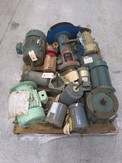 1 PALLET OF AC / DC MOTORS GEN ELEC BALDOR MARATHON RELIANCE
