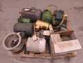 1 PALLET OF ASSORTED AC / DC MOTORS, BALDOR, RELIANCE, A.O. SMITH