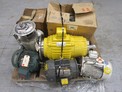 1 PALLET OF ASSORTED AC / DC MOTORS, BALDOR, RELIANCE, GE, SHEPARD NILES