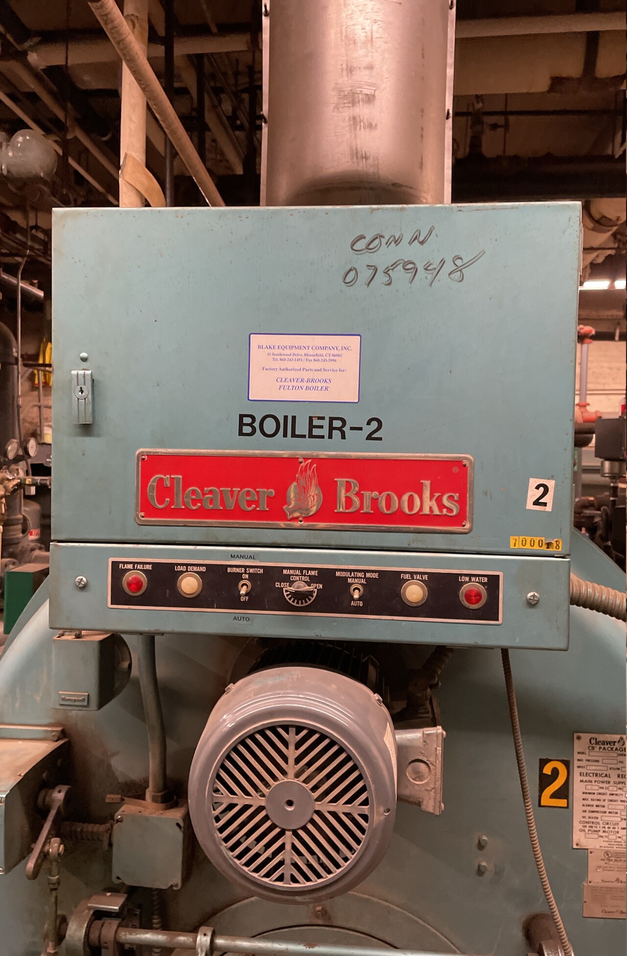 QTY 2 Cleaver Brooks CB Packaged Boiler