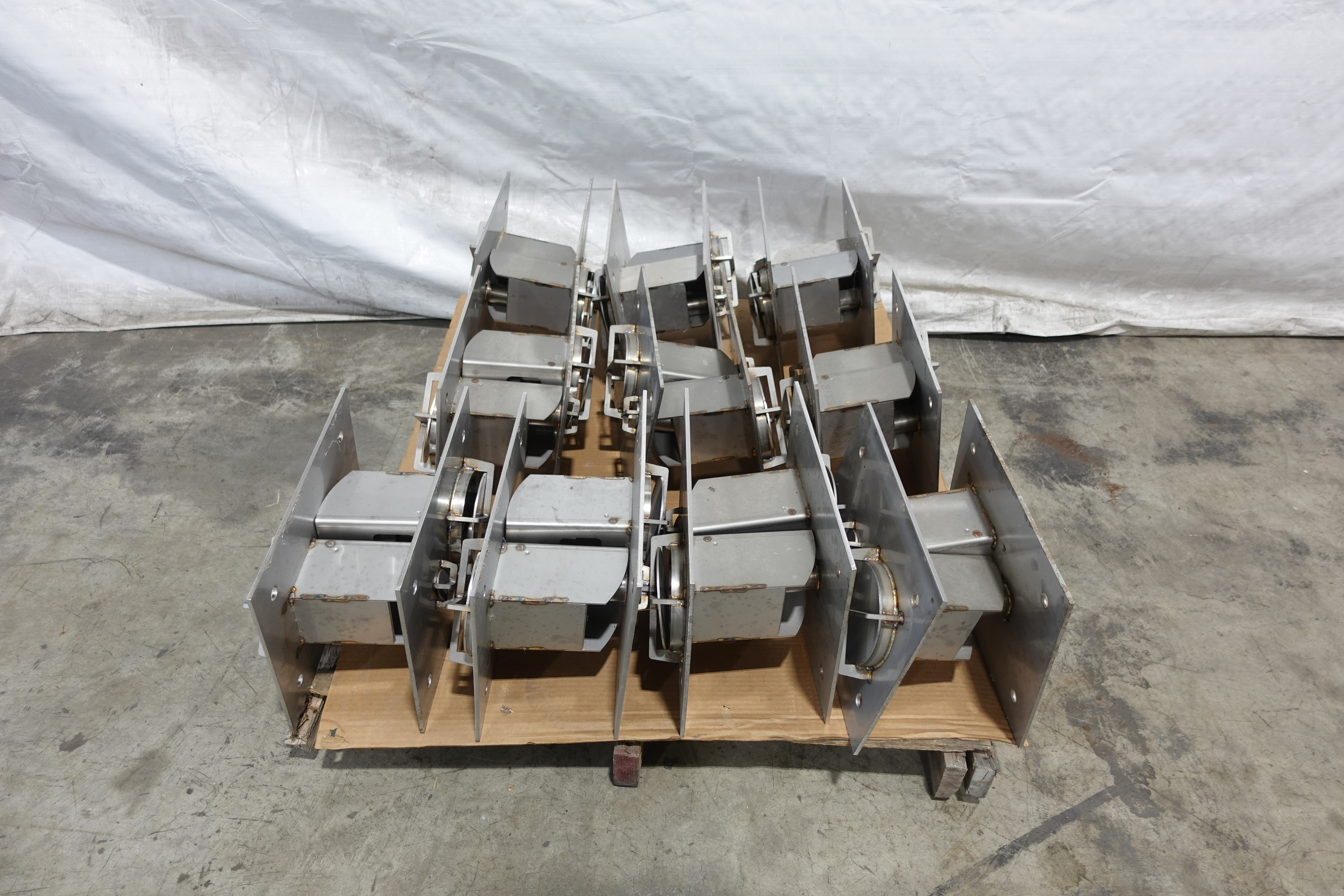 PALLET OF HIGH TEMP BLAST CHECK VALVE ASSEMBLIES MADE FROM APERAM ...