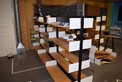 CONTENTS OF SHELVES INCLUDING SHELVES WITH BOOMBOX