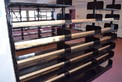 LOT OF DOUBLE SIDED LIBRARY BOOK SHELF