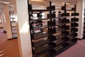 LOT OF DOUBLE SIDED LIBRARY BOOK SHELF