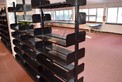 LOT OF DOUBLE SIDED LIBRARY BOOK SHELF