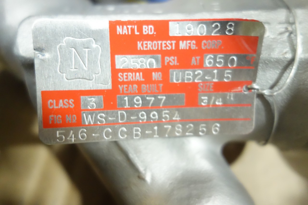 2 PALLETS OF KEROTEST WS D 9945 MANUAL STAINLESS SOCKET WELD GLOBE VALVES