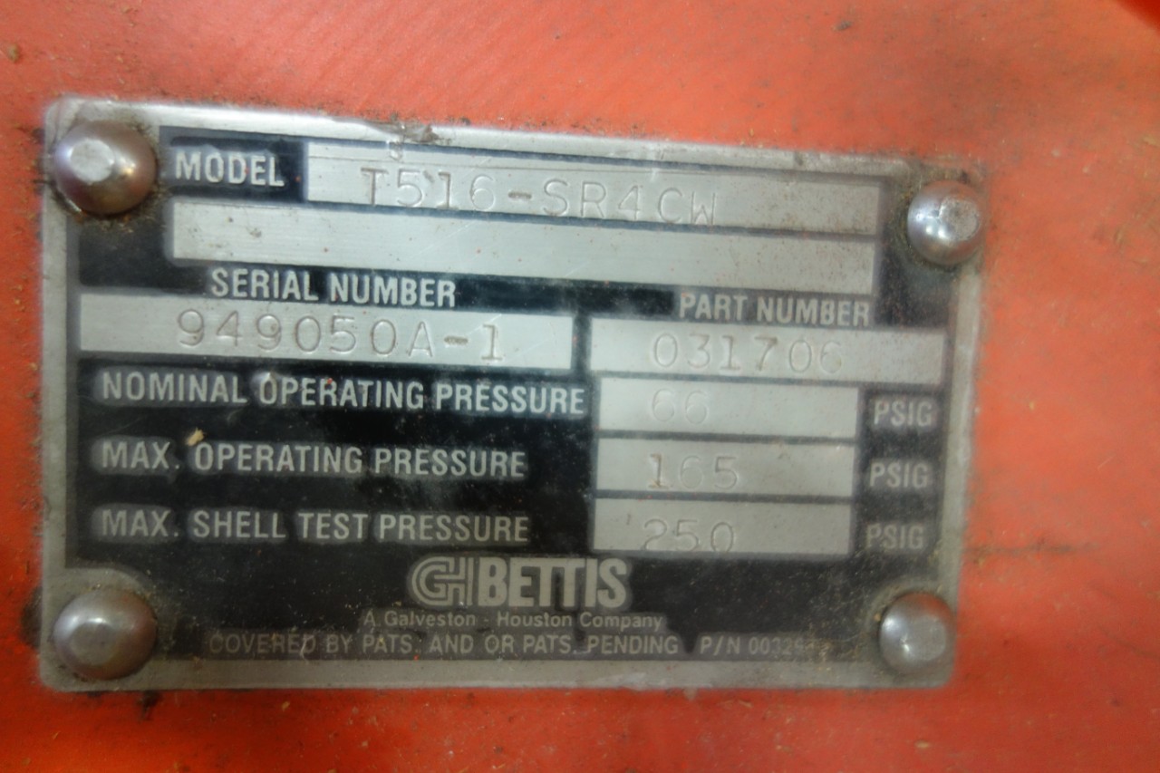 LOT OF 2 BETTIS T516-SR4CW PNEUMATIC VALVE ACTUATORS