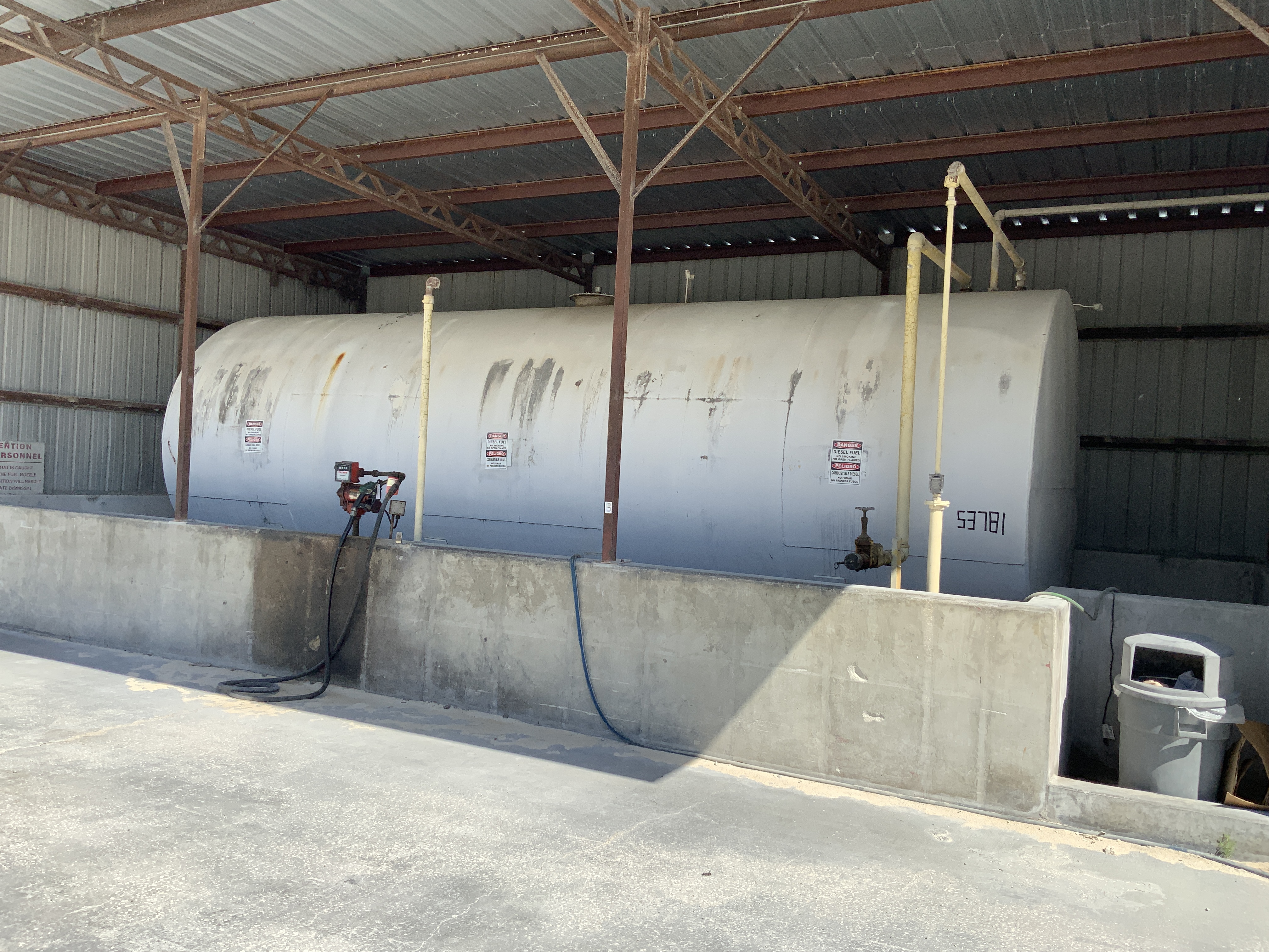 DIESEL FUEL STORAGE TANK & FILLING SYSTEM For Sale | Aucto