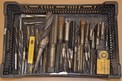 LOT OF ASSORTED HAND REAMERS AND TAPS