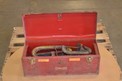 LOT OF ASSORTED CLAMPS WITH TOOLBOX
