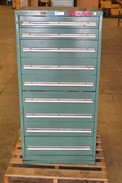 9 DRAWER TOOLBOX WITH CONTENTS