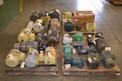 4 PALLETS OF ASSORTED AC MOTORS, 1/6HP-20HP