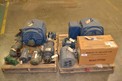 2 PALLETS OF ASSORTED AC MOTORS, .33HP-100HP