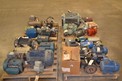 4 PALLETS OF ASSORTED AC MOTORS, .25HP-50HP