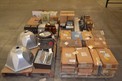 4 PALLETS OF ASSORTED LIGHT FIXTURES, BALLASTS