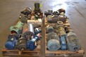 4 PALLETS OF ASSORTED AC/DC MOTORS, 1/3HP-15HP