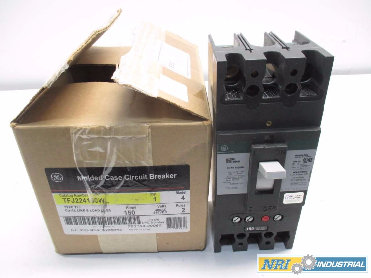 NEW GENERAL ELECTRIC 150 A CIRCUIT BREAKER