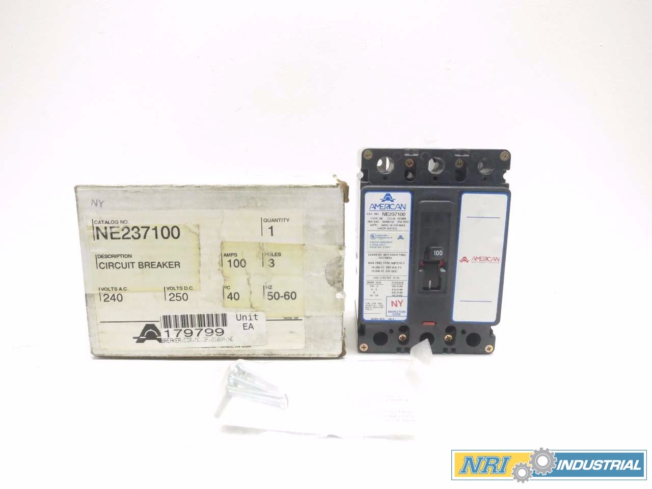 NEW AMERICAN 100 A CIRCUIT BREAKER