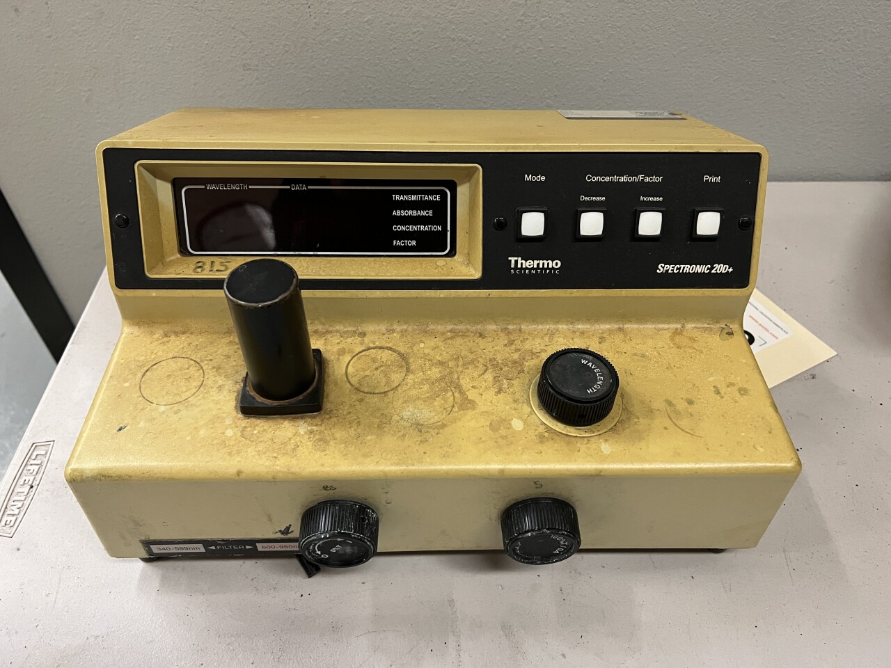 Thermo Scientific Spectronic 20D+ spectrophotometer