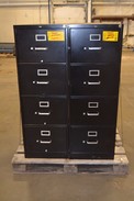 LOT OF 2 METAL HON FILING CABINETS