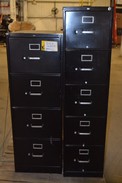LOT OF 2 METAL HON FILING CABINETS