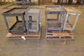 LOT OF 4 ASSORTED PLASTIC UTILITY CARTS