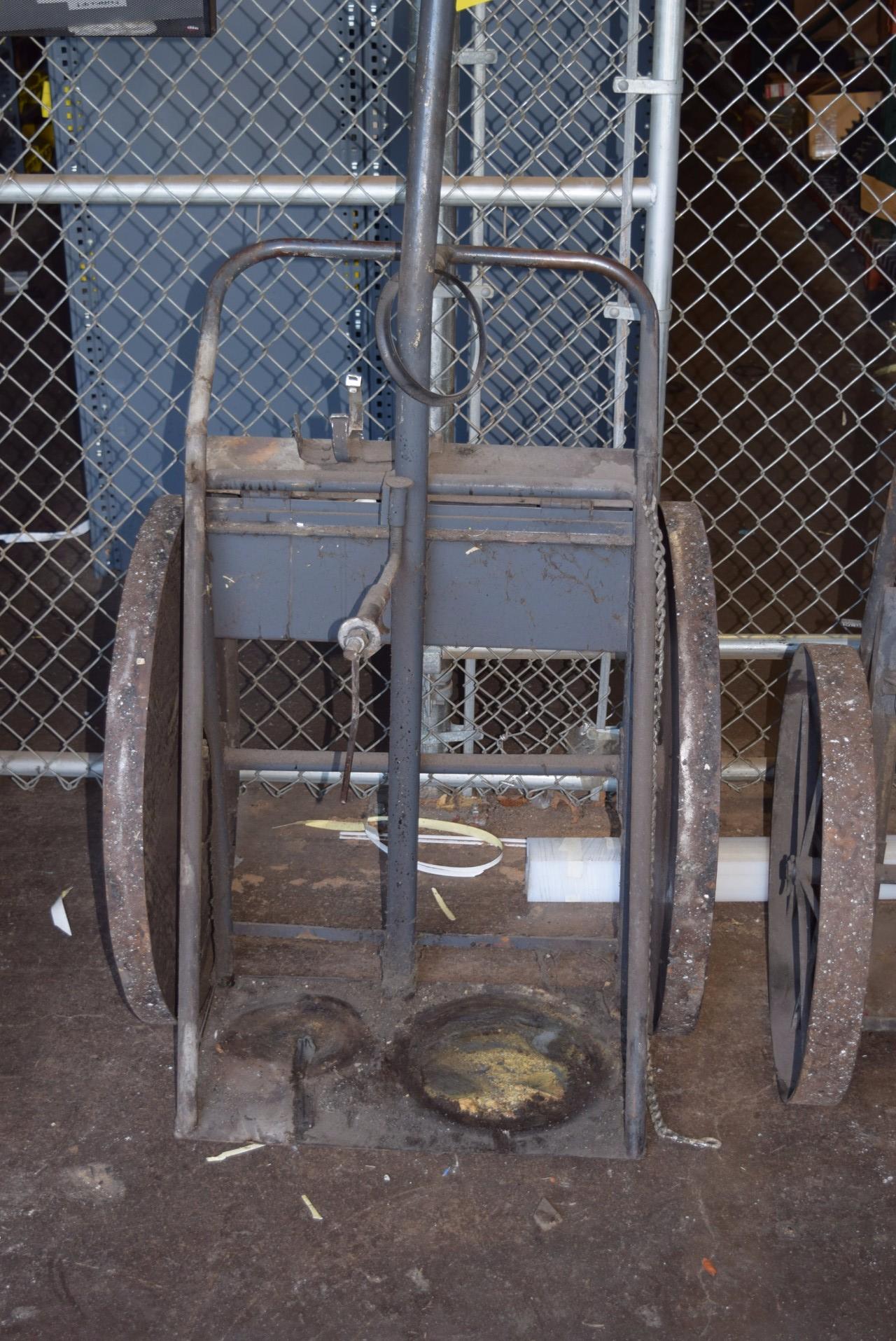 COMPRESSED AIR TANK ROLLING CART