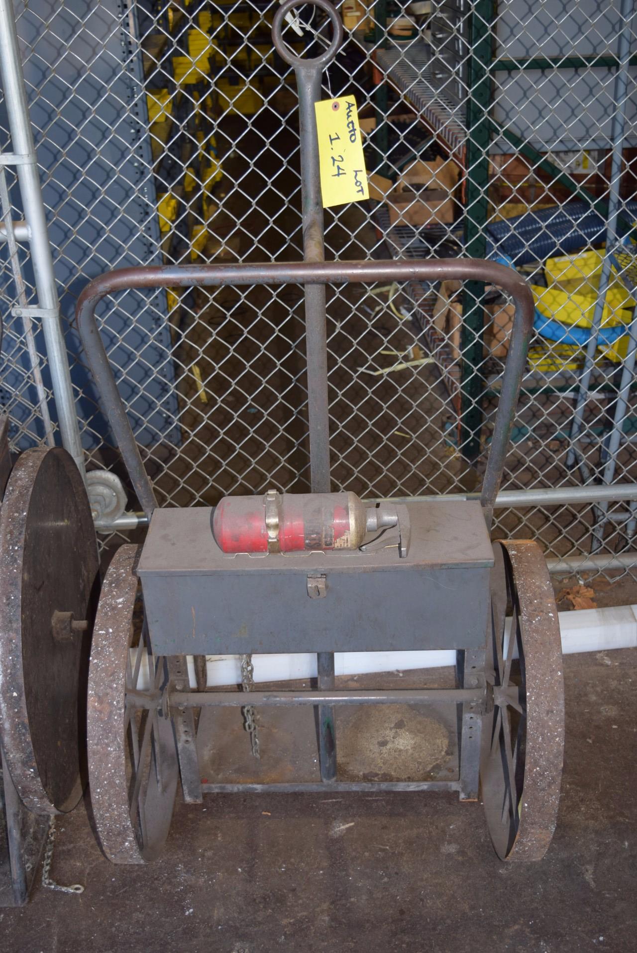 COMPRESSED AIR TANK ROLLING CART