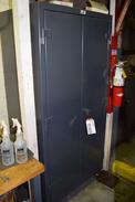 STRONG HOLD STEEL CABINET (WITHOUT CONTENTS) 3 X 2 X 6\'