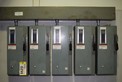 LOT OF 5 ALLEN BRADLEY 509 SIZE 1 AND SIZE 2 COMBINATION STARTERS