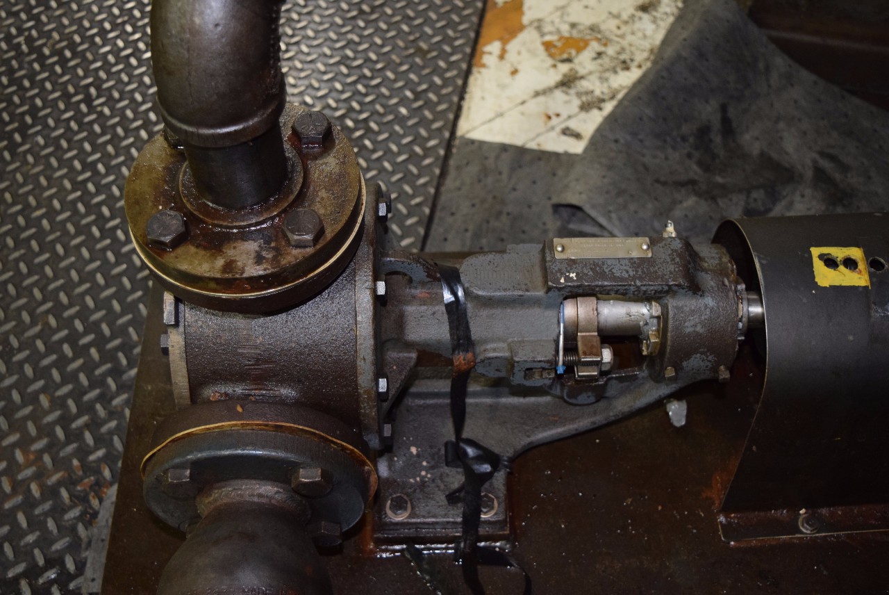 VIKING KK125 GEAR PUMP WITH DORRIS GEAR REDUCER, BALDOR 5 HP MOTOR