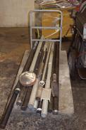 STEEL ROLLING CART 5' X 2.5' X 3' (CONTENTS NOT INCLUDED)